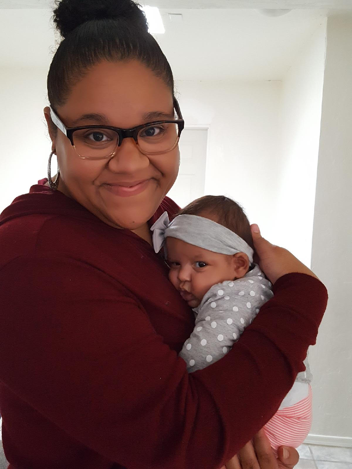 Sidewalk Advocate Holding Baby